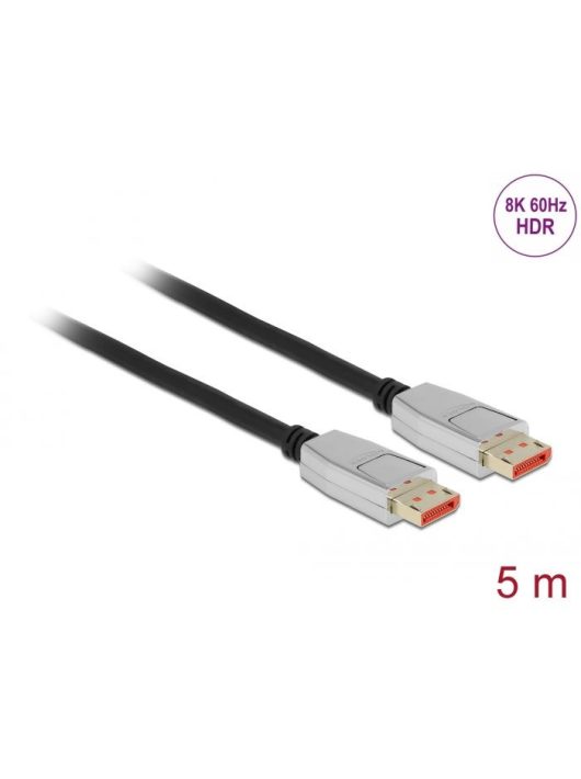 DeLock DisplayPort cable 8K 60 Hz 5m Black