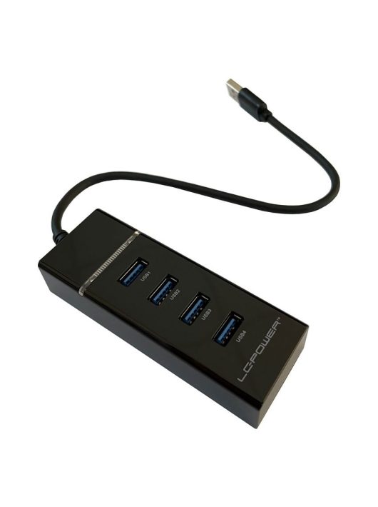 LC Power LC-HUB-U3-4 USB hub Black