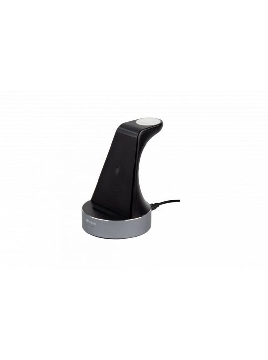 Verbatim 2-in-1 Charging Stand Wireless charging for your Apple watch and iPhone