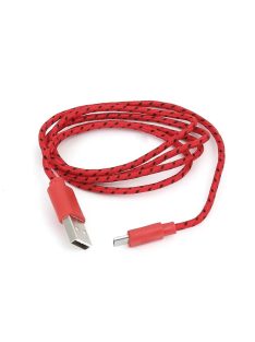 Platinet Omega Braided Micro USB to USB cable 1m Red