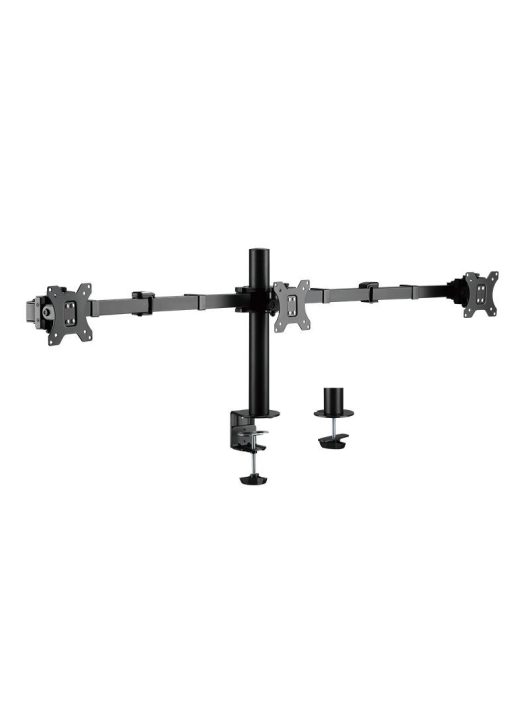 Logilink 17"-27" Triple Monitor Mount Black