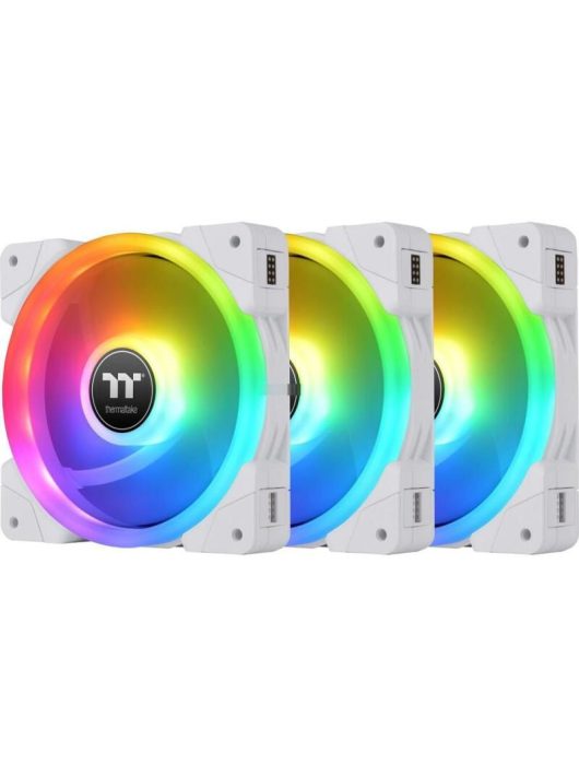 Thermaltake SWAFAN 14 RGB PC Cooling Fan White (3-Fan Pack)