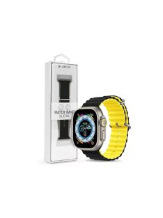   Devia Deluxe Series Sport6 Silicon Two-tone Watch Band 38-41mm Black/Yellow