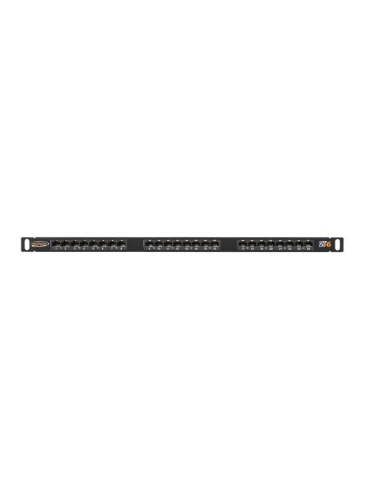 NIKOMAX 24-port Patch Panel 0,5U Black