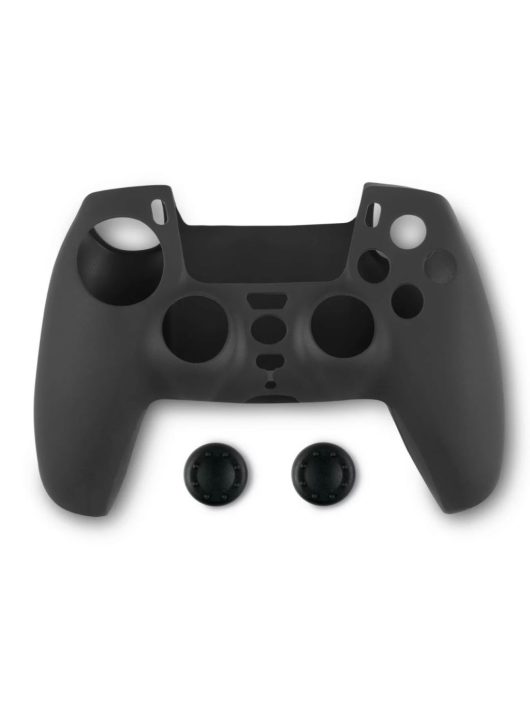 Spartan Gear Playstation 5 Silicon Skin Cover and Thumb Grips Black