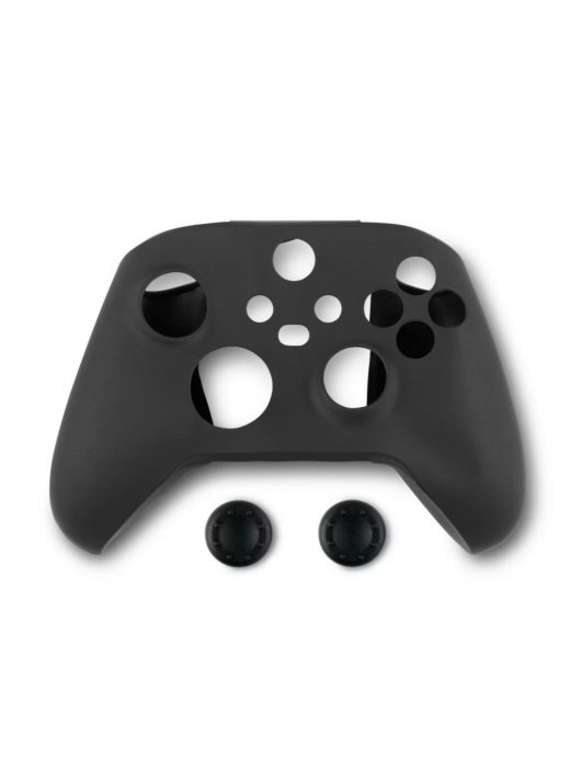 Spartan Gear XBOX Series X/S Silicon Skin Cover and Thumb Grips Black