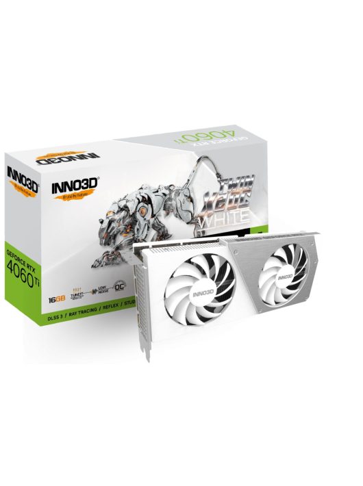 Inno3D GeForce RTX4060 Ti 16GB Twin X2 OC White