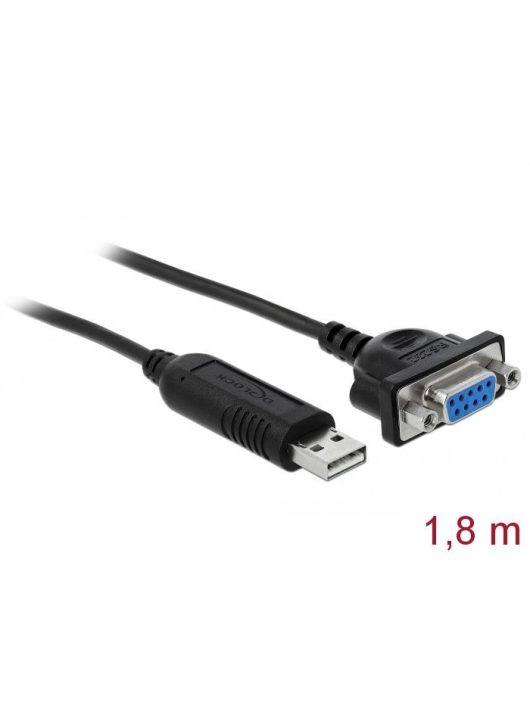 DeLock USB 2.0 to serial RS-232 adapter with compact serial connector housing