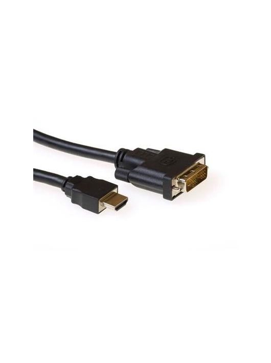 ACT HDMI A male to DVI-D male cable 2m Black