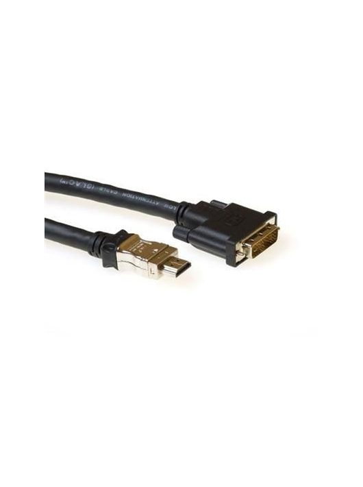 ACT HDMI A male to DVI-D male cable 10m Black