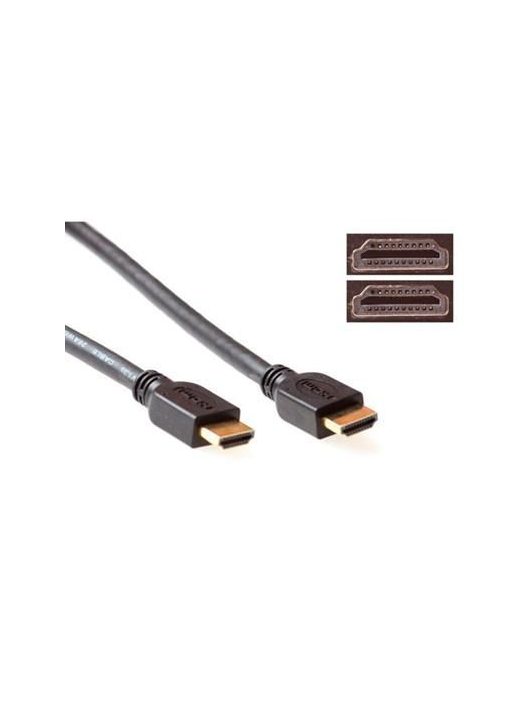 ACT HDMI High Speed v1.4 HDMI-A male - HDMI-A male cable 1m Black 