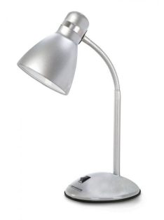 Esperanza Alkes E27 Desk Lamp Silver