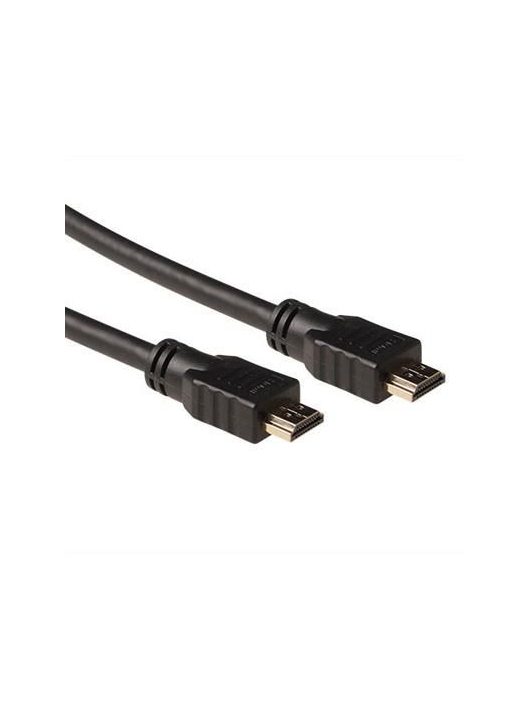 ACT HDMI High Speed v2.0 HDMI-A male - HDMI-A male cable 0,5m Black