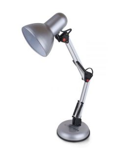 Esperanza Avior E27 Desk Lamp Silver