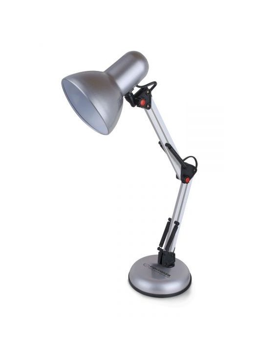 Esperanza Avior E27 Desk Lamp Silver