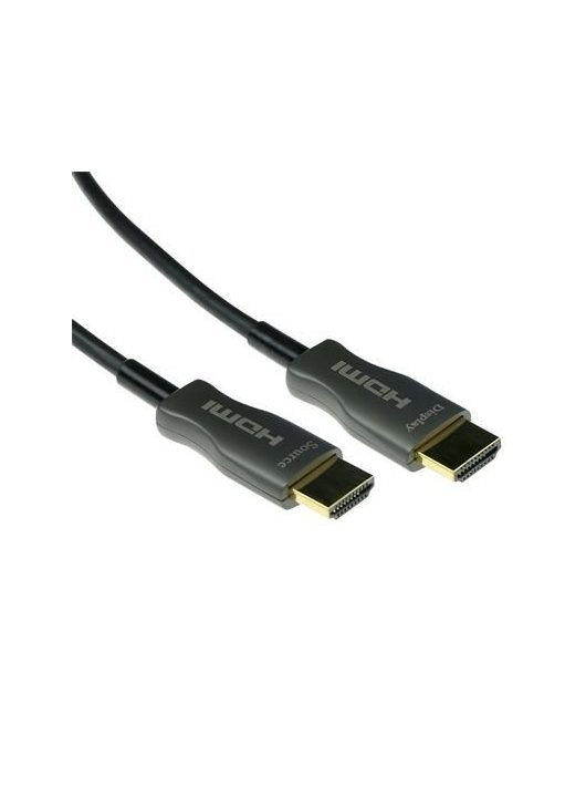 ACT HDMI Premium Active Optical v2.0 HDMI-A male - HDMI-A male cable 25m Black