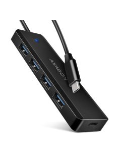 AXAGON HUE-C1C USB-C 5GBPS TRAVEL HUB Black