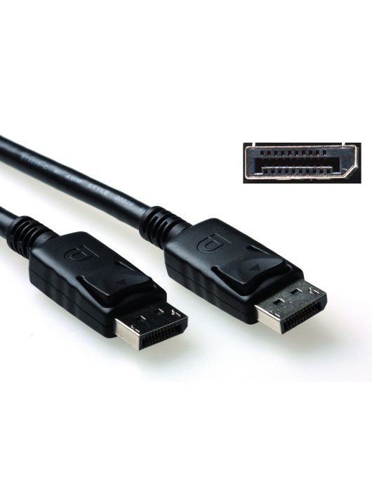 ACT DisplayPort male - DisplayPort male cable 1m Black 