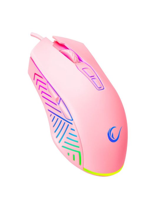 Rampage SMX-G68 SPEAR Gaming RGB Mouse Pink