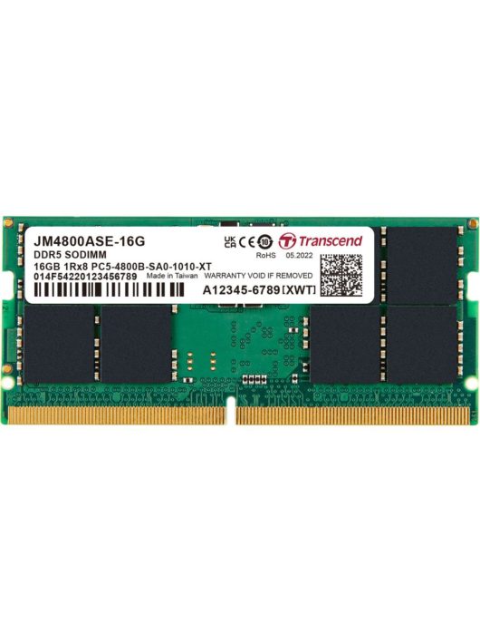 Transcend 16GB DDR5 4800MHz SODIMM