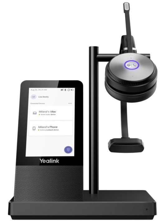 Yealink WH66 Mono Teams Dect Wireless Headset Black