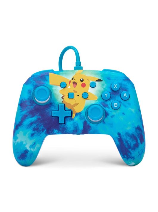 PowerA Enhanced Wired Controller for Nintendo Switch Tie Dye Pikachu