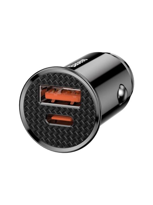 Baseus Circular 30W Car Charger Black