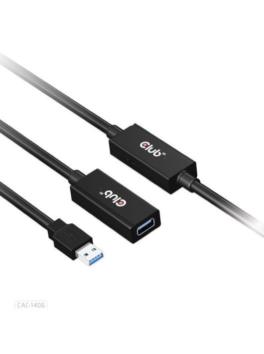 Club3D USB 3.2 Active Repeater cable 15m Black