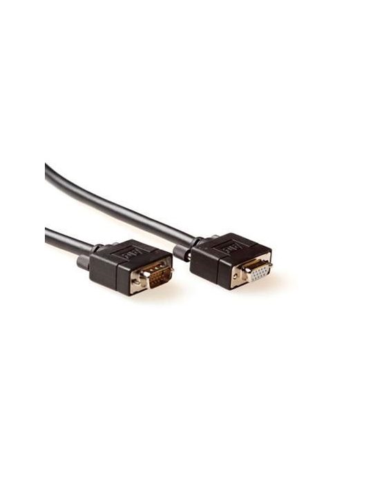 ACT High Performance VGA extension cable male-female 10m Black