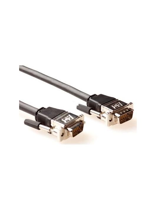 ACT High Performance VGA cable male-male with metal hoods 3m Black