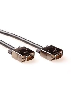   ACT High Performance VGA cable male-male with metal hoods 3m Black