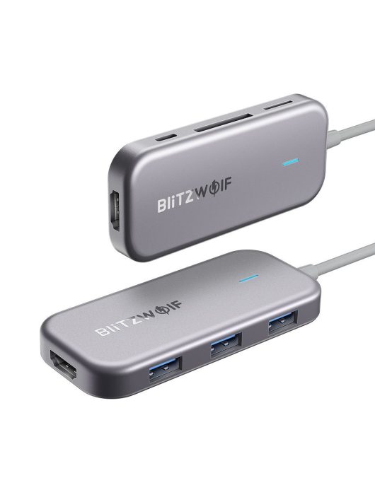 Blitzwolf BW-TH5 7in1 Type-C USB HUB Silver