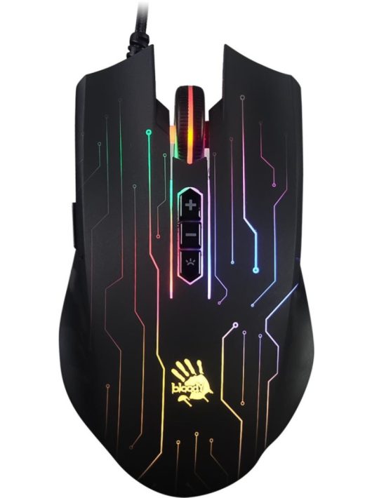 A4-Tech Bloody Q81 Circuit RGB Gamer Mouse Black