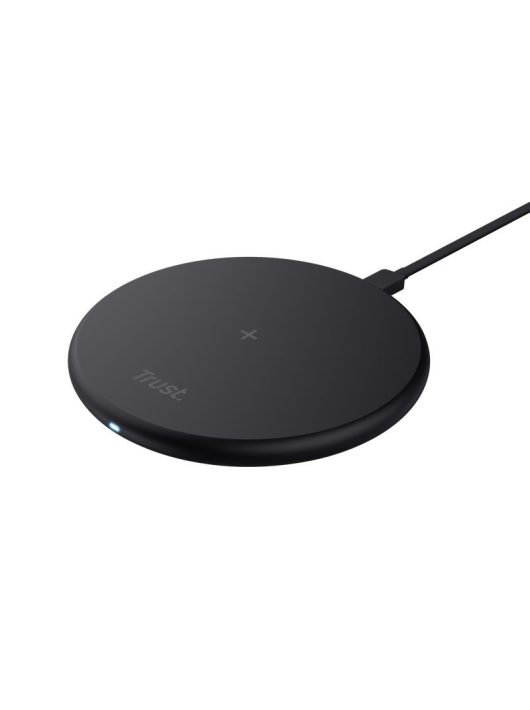 Trust Viro Compact and fast 15W wireless charger with USB-C connection Black