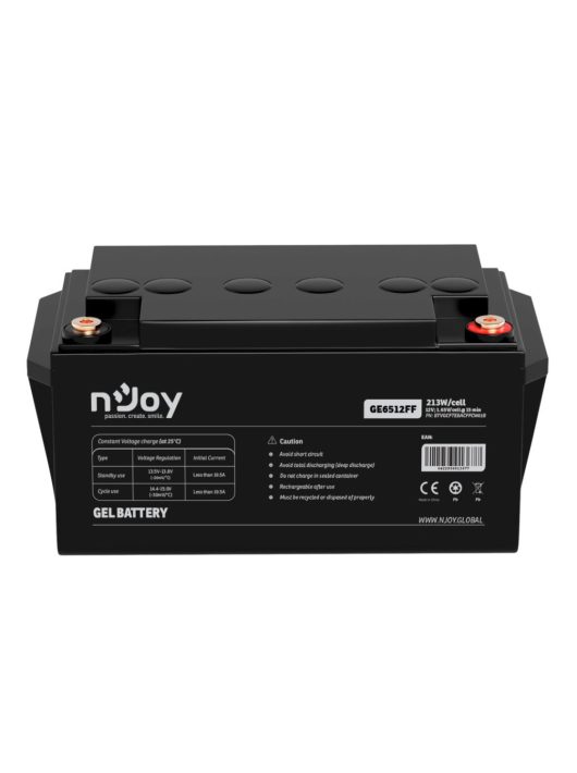 Njoy 12V/65Ah szünetmentes akkumulátor 1db/csomag