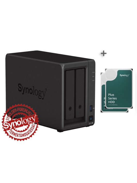 Synology NAS DS723+ (2GB) (2x4TB HDD + 2xM.2 SSD)