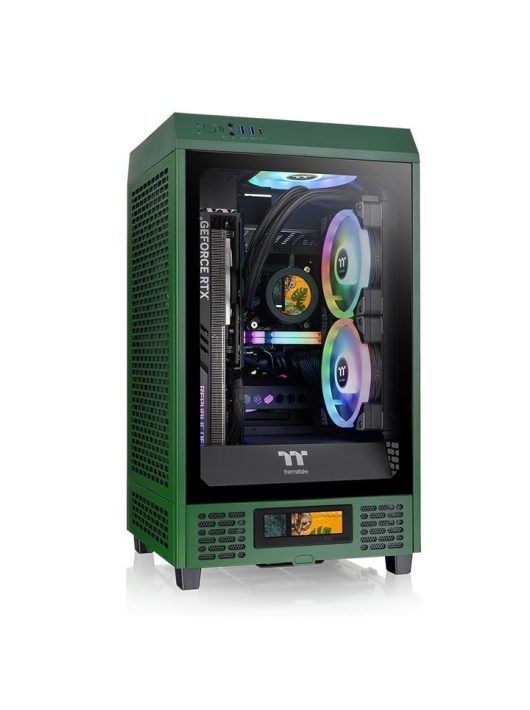 Thermaltake The Tower 200 Mini Chassis Tempered Glass Racing Green 