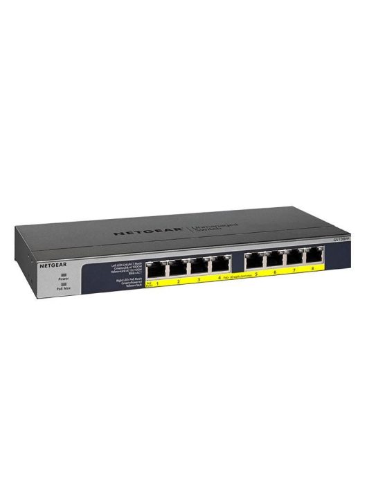 Netgear 8-Port Gigabit Ethernet High-power PoE+ Unmanaged Switch with FlexPoE (123W)