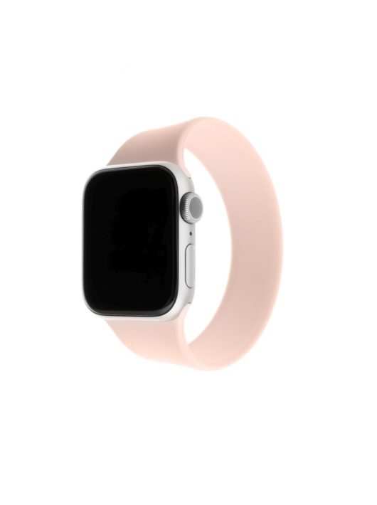 FIXED Elastic Silicone Strap for Apple Watch 42/44/45mm, size L, pink