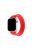 FIXED Elastic Silicone Strap for Apple Watch 42/44/45mm, size XS, red