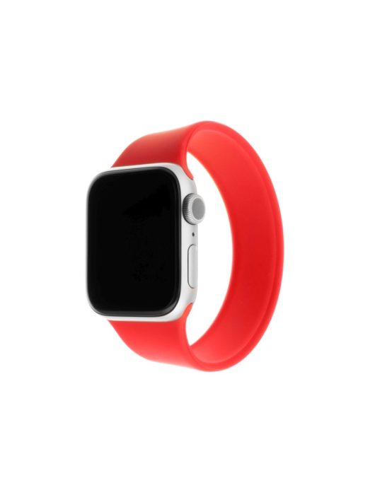 FIXED Elastic Silicone Strap for Apple Watch 42/44/45mm, size XS, red