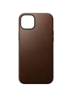 Nomad iPhone 15 Plus Modern Leather Case Rustic Brown