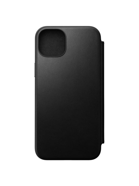 Nomad iPhone 15 Plus Modern Leather Folio Black