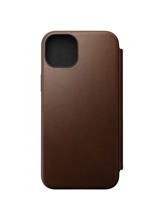 Nomad iPhone 15 Plus Modern Leather Case Brown