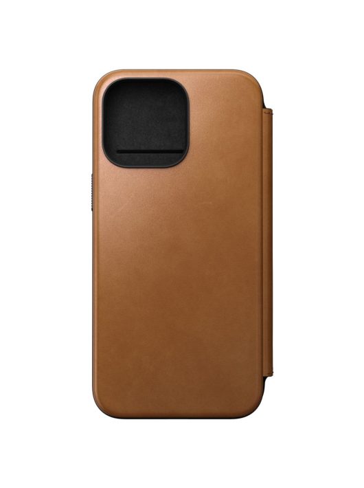 Nomad iPhone 15 Pro Max Modern Leather Folio English Tan