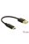 DeLock USB Type-C 0,15m Black