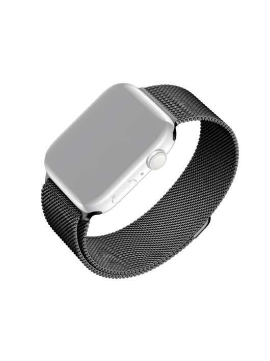 FIXED Mesh Strap for Apple Watch 38/40/41mm, Fekete, Okosóra kiegészítő