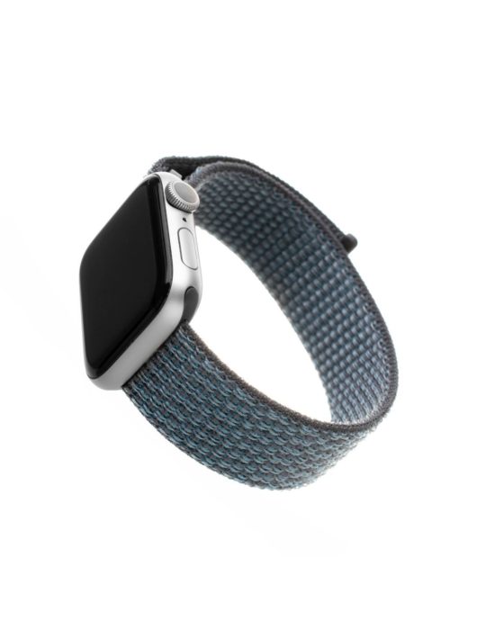 FIXED Nylon Strap for Apple Watch 38/40/41 mm, dark szürke, Okosóra kiegészítő