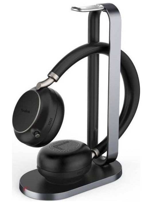 Yealink BH76 UC USB-A Bluetooth Headset with Charging Stand Black