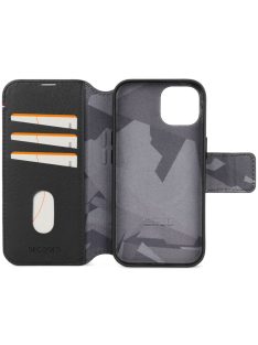 Decoded iPhone 15 Case Leather Detachable Wallet Black